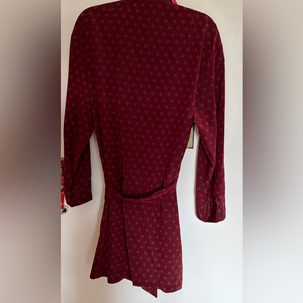 Calvin Klein Deep Red Women's Robe - Picture 3 of 3